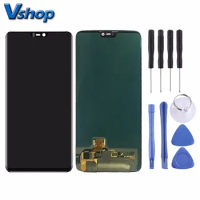 For OnePlus 6 LCDs Screen + Touch Screen Digitizer Assembly for OnePlus 6 Mobile Phone Repair Replacement Flex Cables Part
