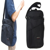 【YESON】斜背包中容量主袋+外袋共四層高單數彈道防水尼龍布插筆外袋台灣製造YKK拉鍊釦具工具袋外出