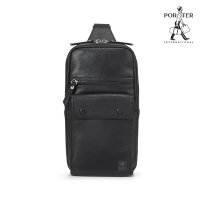 PORTER INTERNATIONAL - 非凡經典ORIGINAL真皮單肩包 - 黑