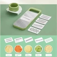 Parutan Sayur Stainless 6in1 / Parutan Stainless Steel Multifungsi / Alat Multifungsi Dapur