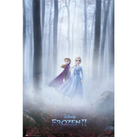 【迪士尼】冰雪奇緣2 電影宣傳海報/居家裝飾/牆壁裝飾