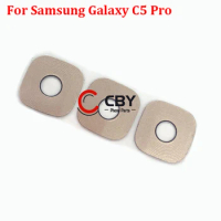 2PCS Rear Back Camera Glass Lens Cover For Samsung Galaxy C5 Pro With Ahesive Sticker Replacement parts