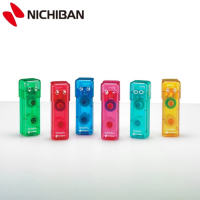 日本NICHIBAN雙面膠印章式豆豆貼TN-TEI系列摩豆貼tenori可愛攜帶式雙面膠帶(日本平行輸入)