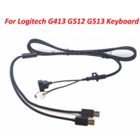 Original USB 5pin Power Cable for Logitech G413 G512 G513 Mechanical Gaming Keyboard Cable DIY Repair Replacement Cable