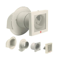 Hexos Exhaust Fan Dinding 6 inch Kamar Mandi KDK 15EGKA