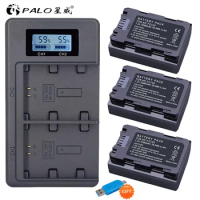 PALO NP-FZ100 NPFZ100 NP FZ100 Battery + LCD Dual USB Charger for Sony NP-FZ100, BC-QZ1, Sony a9, a7R III, a7 III, ILCE-9, A6600