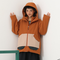 【MOSS CLUB】石墨烯熱能兩件式連帽機能型長袖外套 黑 咖 (魅力商品)