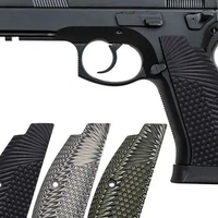 Guuun CZ 75 Grips Full Size SP-01 Shadow Tactical CZ SP01 Grips Eagle Wing Texture G10 Grips