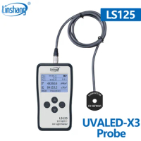 Linshang probe UV sensor for LS125 UV UVALED-X3 Intensity Meter Test Irradiance and Energy for UVA and UVV Light Source