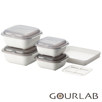 【 GOURLAB 】 GOURLAB 多功能烹調盒 保鮮盒系列 - 多功能六件組 (附食譜)(快)