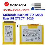 Original battery KV30 KV40 For Motorola Motorola Razr 2019 XT2000 XT2000-1 XT2000-2 Razr 5G XT2071 2020 + Free Tools