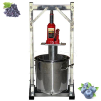 12L 22L 36L Manual Hydraulic Fruit Squeezer Stainless Steel Juice Squeezer Grape Blueberry Mulberry Presser Juicer