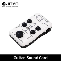 JOYO MOMIX PRO Audio Mixer Suitable for Microphone Guitar Keyboard Musical Instrument Sound Card for Recording &amp; Live Streaming