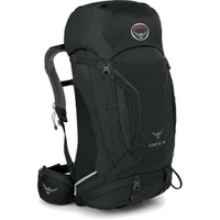 【【蘋果戶外】】出清特價 Osprey KESTREL 48 黑 S/M【46L】現貨 小鷹級 輕量健行背包 3D立體網背 登山杖扣 自助旅行.出國打工度假