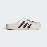 Adidas Adilette CLOG JH9849 男女 涼拖鞋 穆勒鞋 運動 防水 套入式 愛迪達 米黑