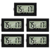 Thermometer Hygrometer Mini LCD Digital Indoor Thermo-Hygrometer Humidity Meter for Office Baby Living Room Aquarium