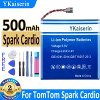 New 500mAh AHB332824HPS Battery For TomTom Spark Cardio + Music For TomTom Spark 3 Cardio GPS Watch Acumulator 2-wire Plug