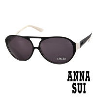 【ANNA SUI 安娜蘇】時尚復古經典黑造型太陽眼鏡(黑 AS63402)