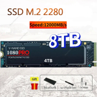 2024ใหม่100% Original 1080PRO 8TB 4TB 2TB NVMe SSD PCIe Gen 5.0X4 M.2 2280ภายใน Solid State ไดรฟ์สำหรับเดสก์ท็อปแล็ปท็อป PS5