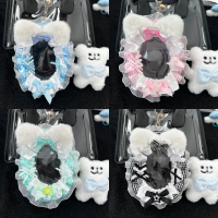 Lace plush 10cm doll protective cover, vinyl doll deep space dustproof outdoor storage transparent d