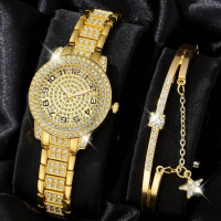 COD 2IN1 REALPIC SET JAM TANGAN + GELANG TITANIUM JAM TANGAN WANITA FASHION FULL SET FREE BOX Watche