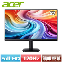 Acer宏碁 27型 KA272 G0 護眼電腦螢幕原價2999(省311)