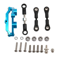 Set Stereng Engkol Galas Bebola, Bahan Aloi Aluminium, untuk Kereta RC Tamiya TT02, TT-02, TT02D, TT
