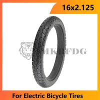 16x2.125 Solid Tire 16-inch Explosion-proof Non-inflatable Durable Tyre for Folding Electric Bicycle E-Bike Electric Vehicle