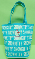 【震撼精品百貨】Hello Kitty 凱蒂貓~KITTY手提袋肩背包『藍底白英文字母雪人』