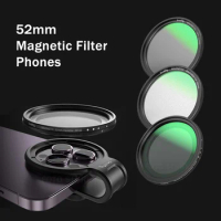 Smallrig Universal 52mm Magnetic Filter CPL Blak Mist ND Filter for iPhone 13 14 Pro Max Xiaomi 12 13 Ultra Vivo X90 Pro