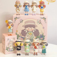 Original Molinta Spring Day Out Planning Series Blind Box Toys Model Confirm Style Cute Anime Figure Gift Surprise Box