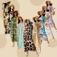 DASTER MIDI DRESS MOTIF BARU LD 120 PJ 125 Premium Santai Katun Wanita Panjang