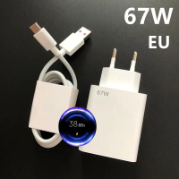 Sesuai untuk pengecas xiaomi 67W untuk redmi Note13/untuk poco X4 GT kabel pengecas telefon bimbit u