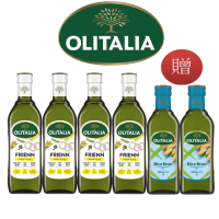 Olitalia奧利塔高溫專用葵花油750mlx4瓶+玄米油500mlx2瓶-禮盒組