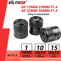 Viltrox 13mm 23mm 33mm 56mm F1.4 Sony Auto Focus Aps-c Compact Large Aperture For Sony E Mount A7ii Camera Lenses