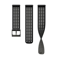 Suunto 22mm Athletic 9 矽膠錶帶 S+M 黑色