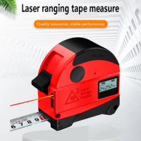 Laser Measuring Digital Display Measuring Tape Distance Measure Ruler Laser Tape Range Finder Electronic Roulette Digital Meter