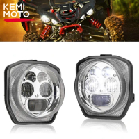 KEMIMOTO ATV LED Headlight 2UD-84300-00-00 Compatible with Yamaha Wolverine X2 X4 for Yamaha YXZ1000R 2016-2024 Front Headlamp