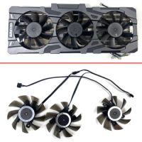 Cooling Fan DIY 75MM 4PIN CF-12815S DC12V 0.28A For INNO3D RTX2080ti RTX2080 Super 11GB GAMING OC X3 GTX1660 Graphics card Fan