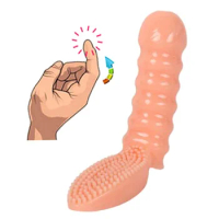 Finger Vibrator Powerful Vibrator Masturbation for Female Clitoris Stimulator Sex Shop Vibrator finger Toy Penis Vaginal Toys