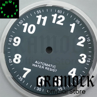 ck New 29mm Full Green Luminous Twelve-Digit Pilot Cream Dial And Hands Suitable For NH35/36 ETA PT5