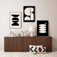 [Tiktok] [COD] Set of three pictures. room decoration and living room. home decoration painting. abs