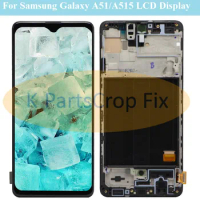 Super Amoled A51 display For Samsung Galaxy A51 A515 Lcd Display Touch panel Digitizer Assembly For Samsung A515 A515FN/DS A515F