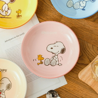 ⭐SNOOPY 史努比 陶瓷 餐盤 盤子 餐具 圓形盤子 深盤子 創意圓盤