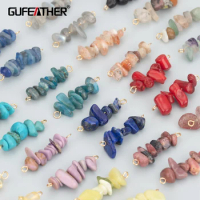 GUFEATHER MB70,jewelry accessories,18k gold plated,nickel free,copper,natural stone,charms,jewelry making,diy pendants,4pcs/lot