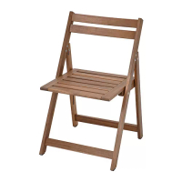 NÄMMARÖ 戶外餐椅, 折疊式/淺棕色, 49x50.3x80.8 公分