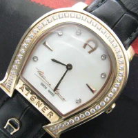 Shell dial （BIG A） original diamond Big quartz watch（king size aigner）