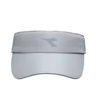 Diadora Unisex Running Visor Cap Cruz Topi Lari Pria/Wanita [DIAHP251005G] - Light Grey