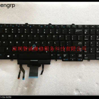 For Dell Latitude E5550 E5570 E5580 Precision 7510 7520 3510 3520 Pointer US Keyboard with backlit 0383D7 PK1313M3B00