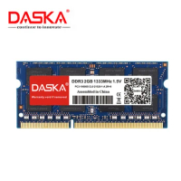 DASKA Laptop RAM DDR3 2GB 4GB 1600/1333 MHz SO-DIMM DDR 3 Notebook Memory 204pin 1.5V Lifetime Warranty